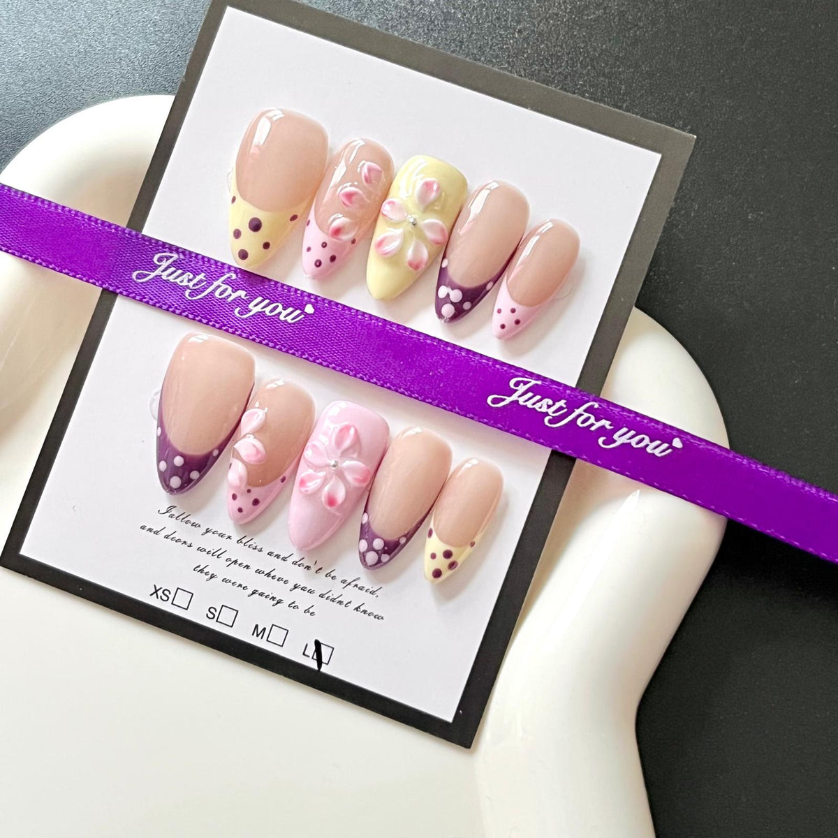 (N003) 1 set Press on Nails without tool