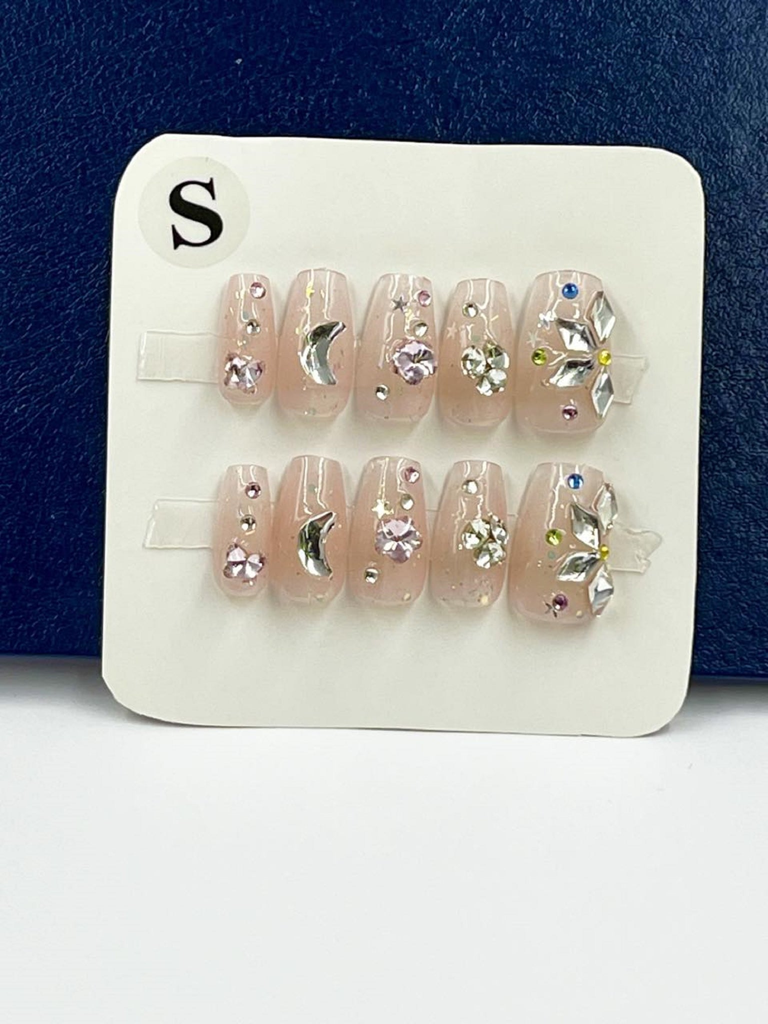 10 pcs / Press On Nails N049 (Size S)