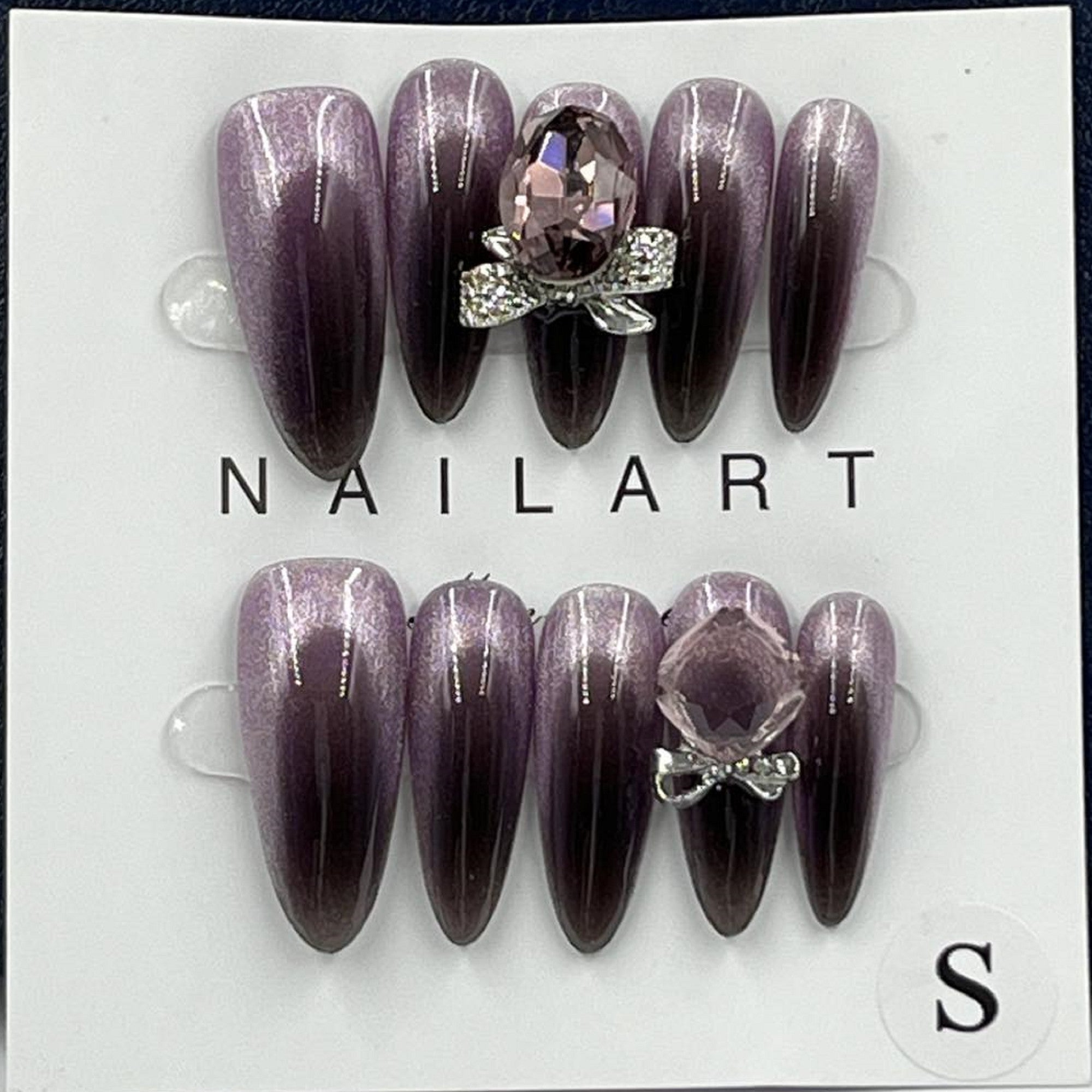 10 pcs / Press On Nails N053 (Size S)