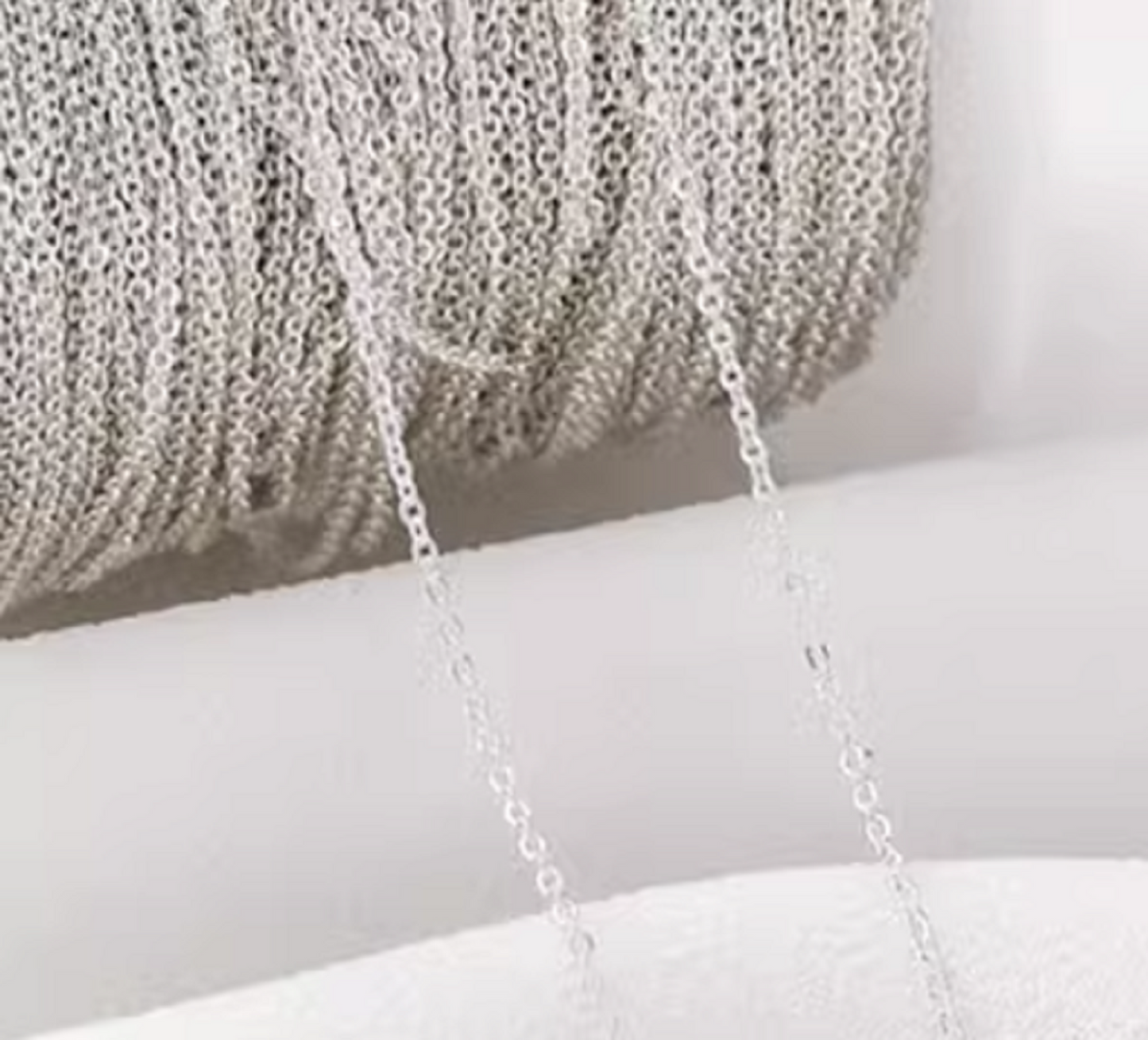 1 meter / 18K Gold Plated O Flat Chain, Nacklace Extension Findings  NK001