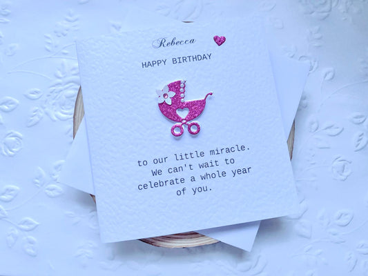 Handmade Children Birthday Card with Envelope  P013