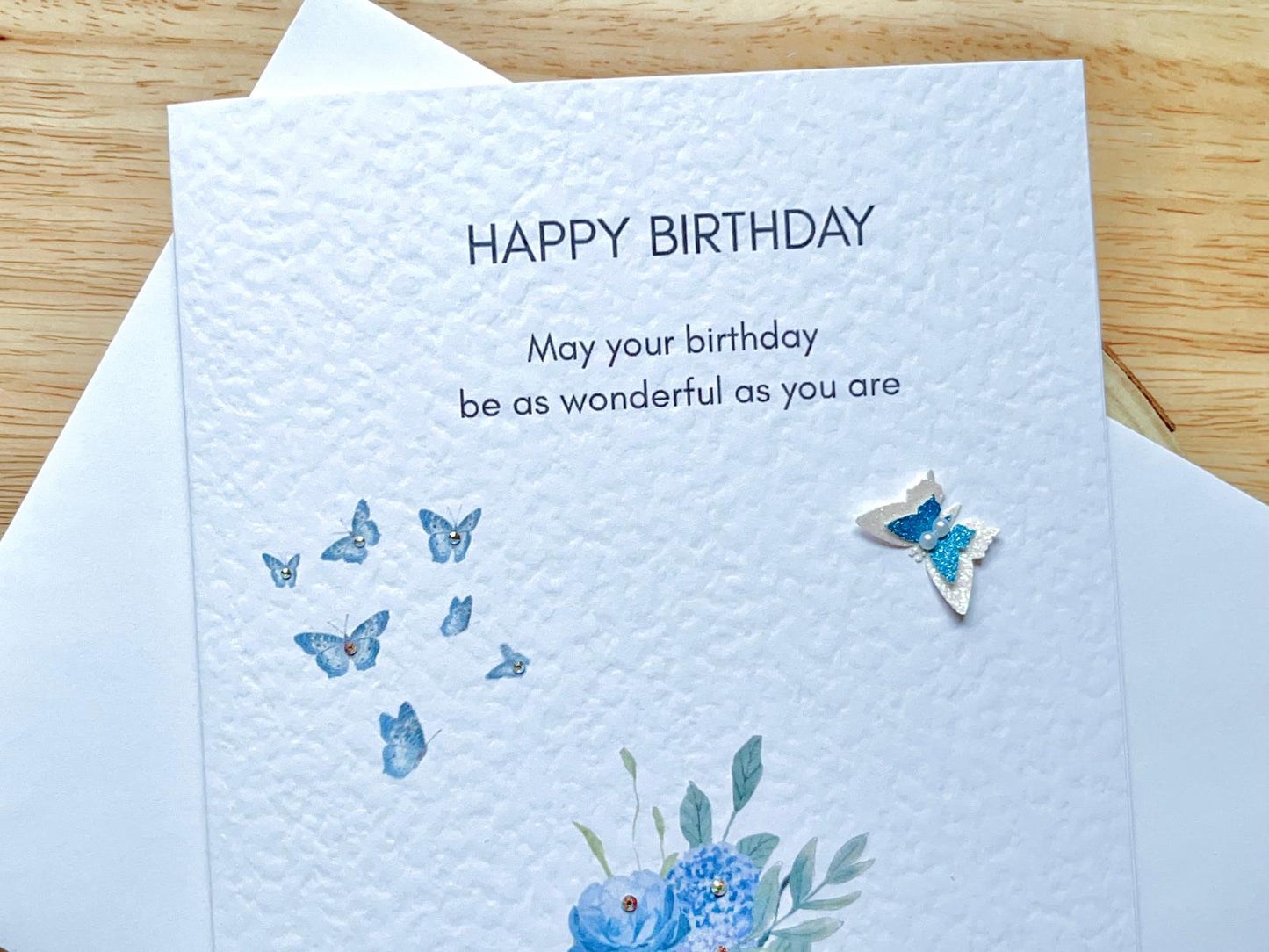 Handmade Birthday Card with Envelope, Greeting Card P014