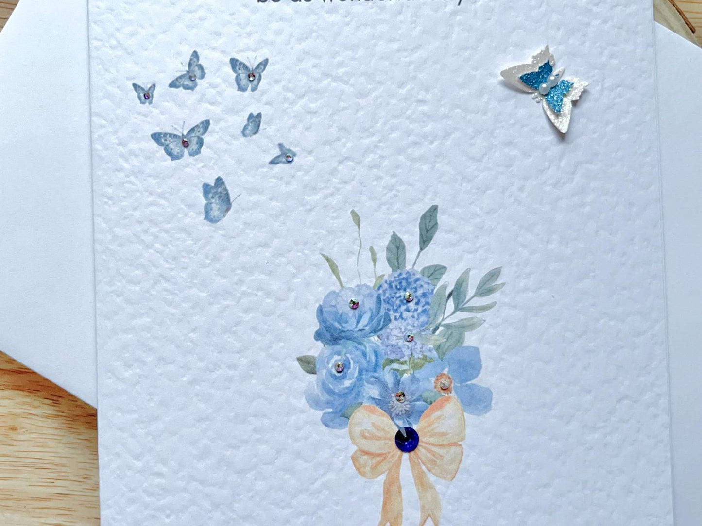 Handmade Birthday Card with Envelope, Greeting Card P014
