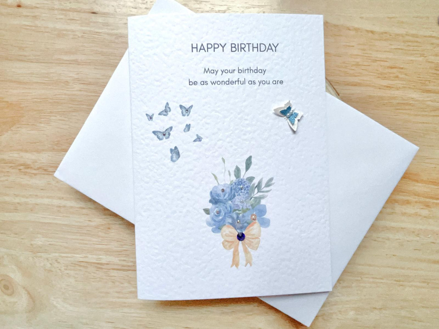 Handmade Birthday Card with Envelope, Greeting Card P014