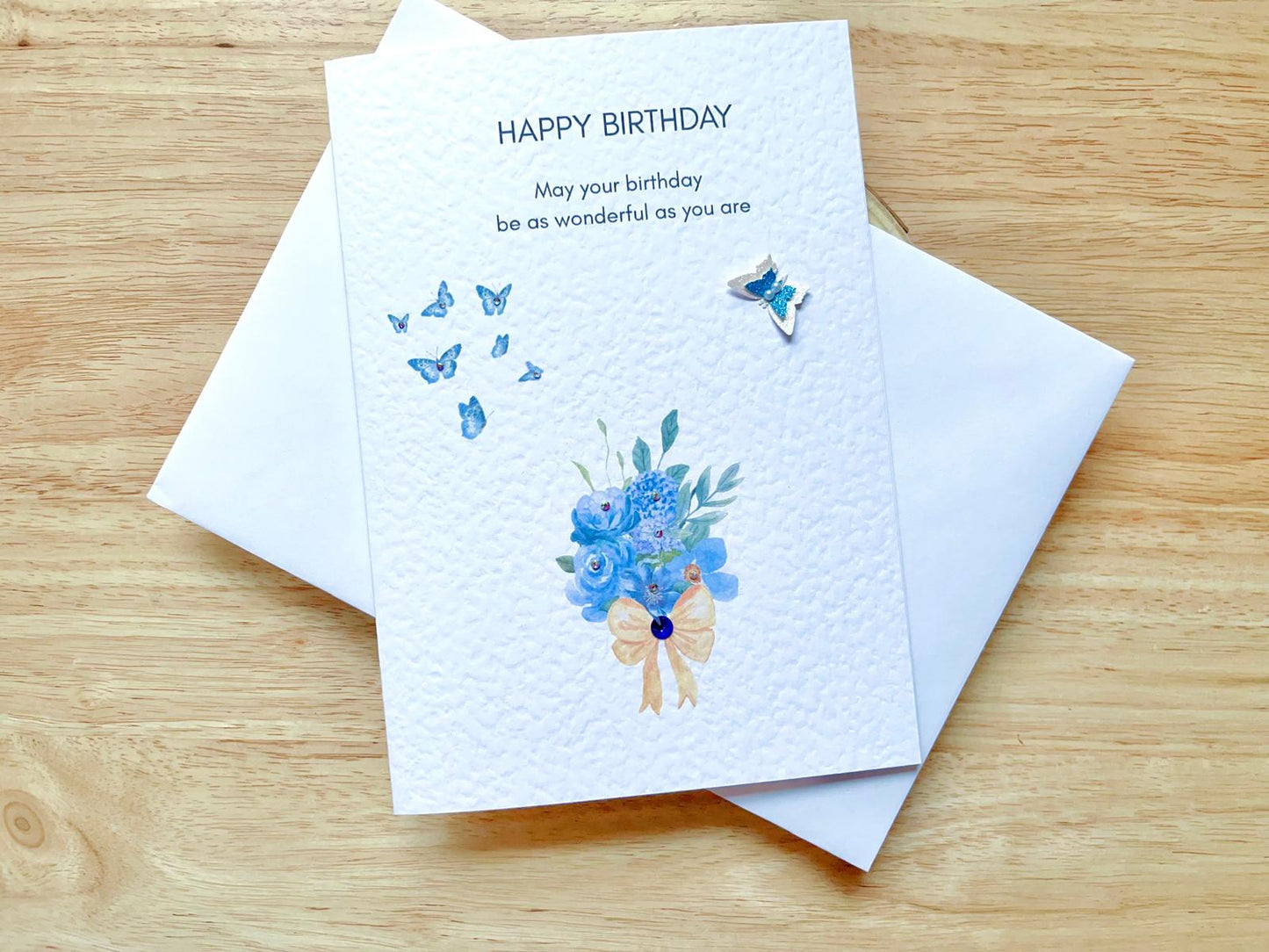 Handmade Birthday Card with Envelope, Greeting Card P014