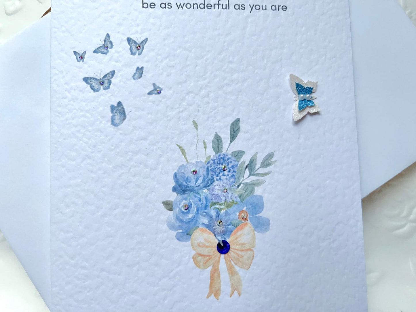 Handmade Birthday Card with Envelope, Greeting Card P014