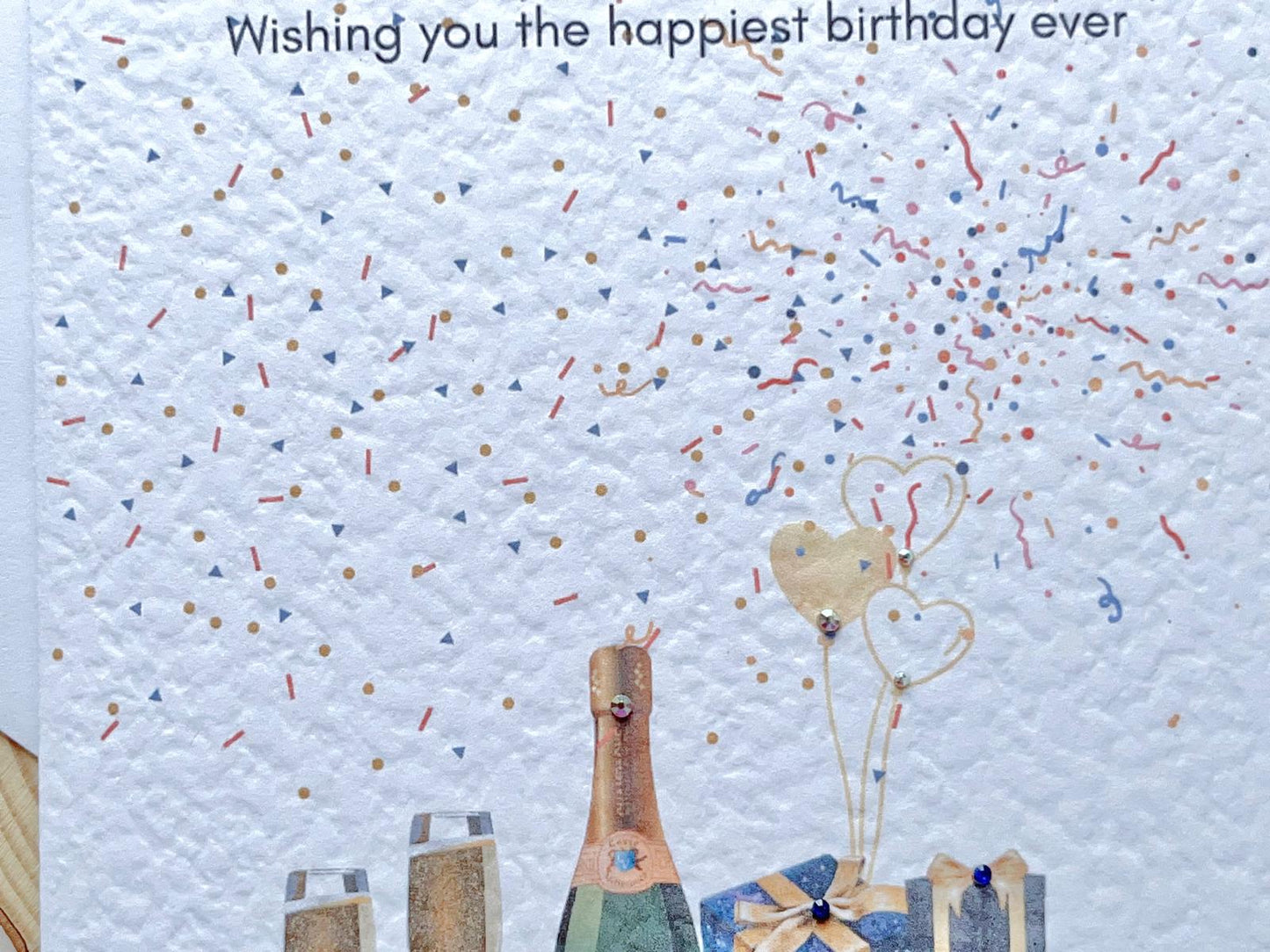Handmade Birthday Card for Dad with Envelope, Greeting Card P016