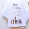 Handmade Birthday Card for Dad with Envelope, Greeting Card P016