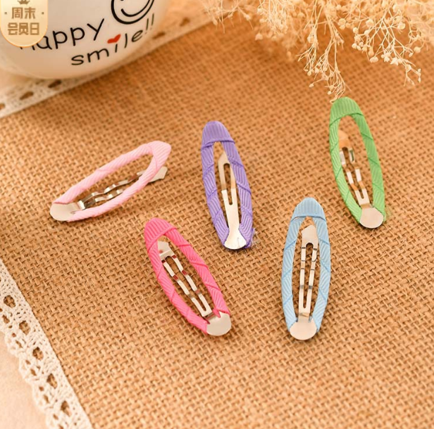 20 pcs / 5 x 1.5cm / Blank BB Hair Clips, DIY Hair Accessories PC001