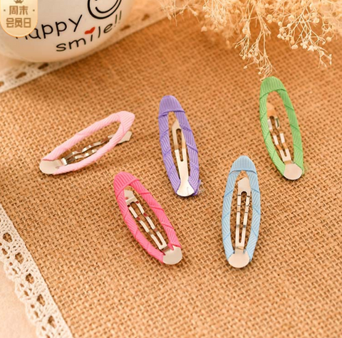 20 pcs / 5 x 1.5cm / Blank BB Hair Clips, DIY Hair Accessories PC001