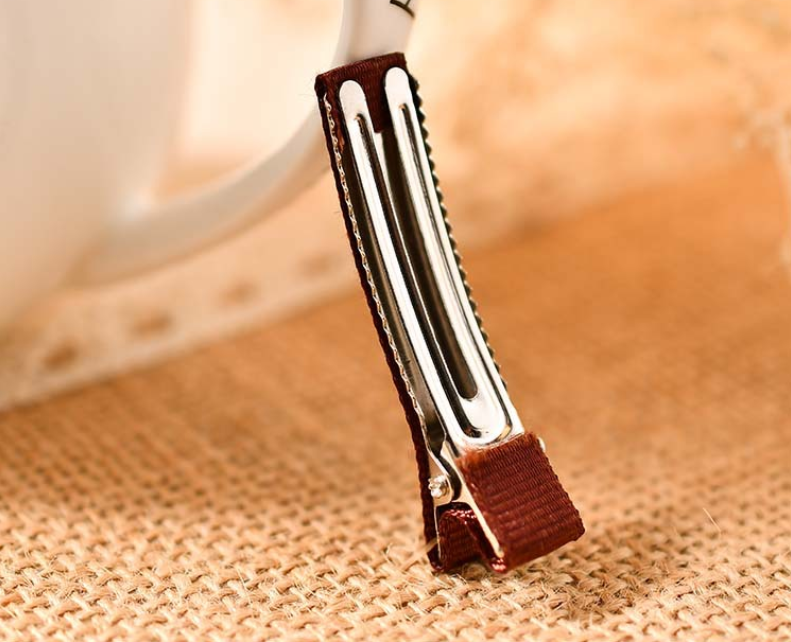 20 pcs / DIY Blank Coated Hair Clips, DIY Hair Accessories PC002