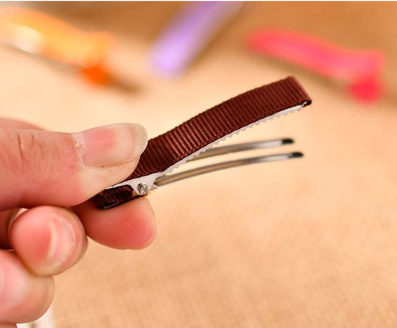 20 pcs / DIY Blank Coated Hair Clips, DIY Hair Accessories PC002