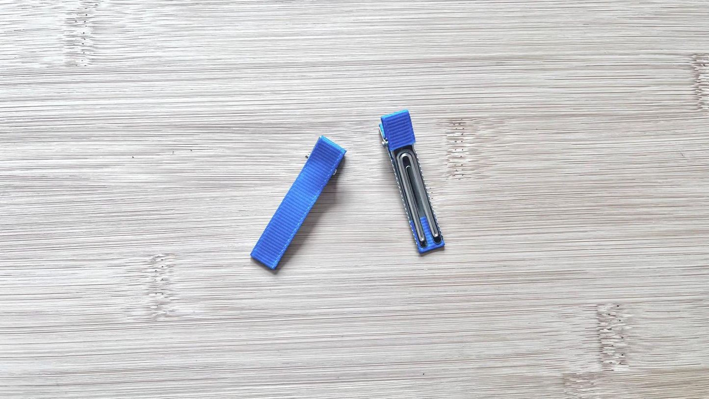 20 pcs / DIY Blank Coated Hair Clips, DIY Hair Accessories PC002
