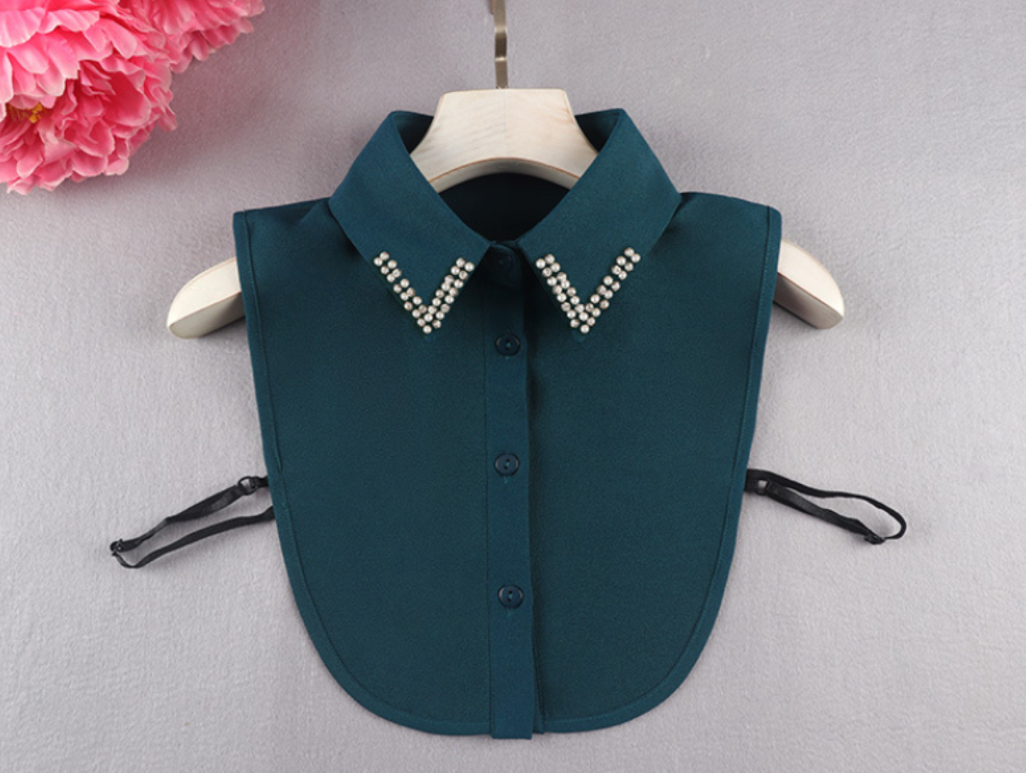 B806 / Point / Chiffon Point Fake Collar, False Collar, Removable Collar