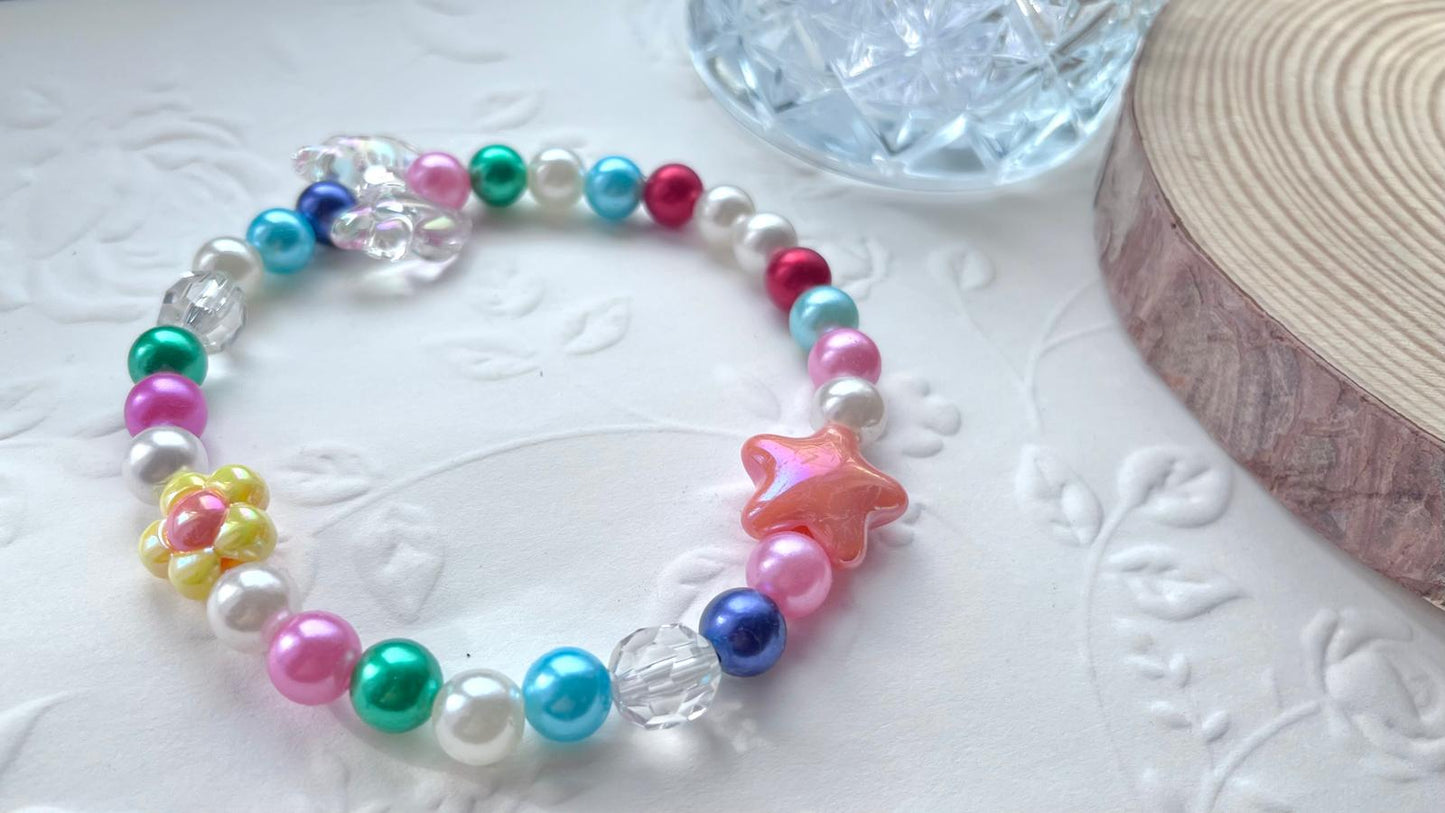 Handmade Beaded Dog Necklace, Custom Name Pet Jewelry  PN001