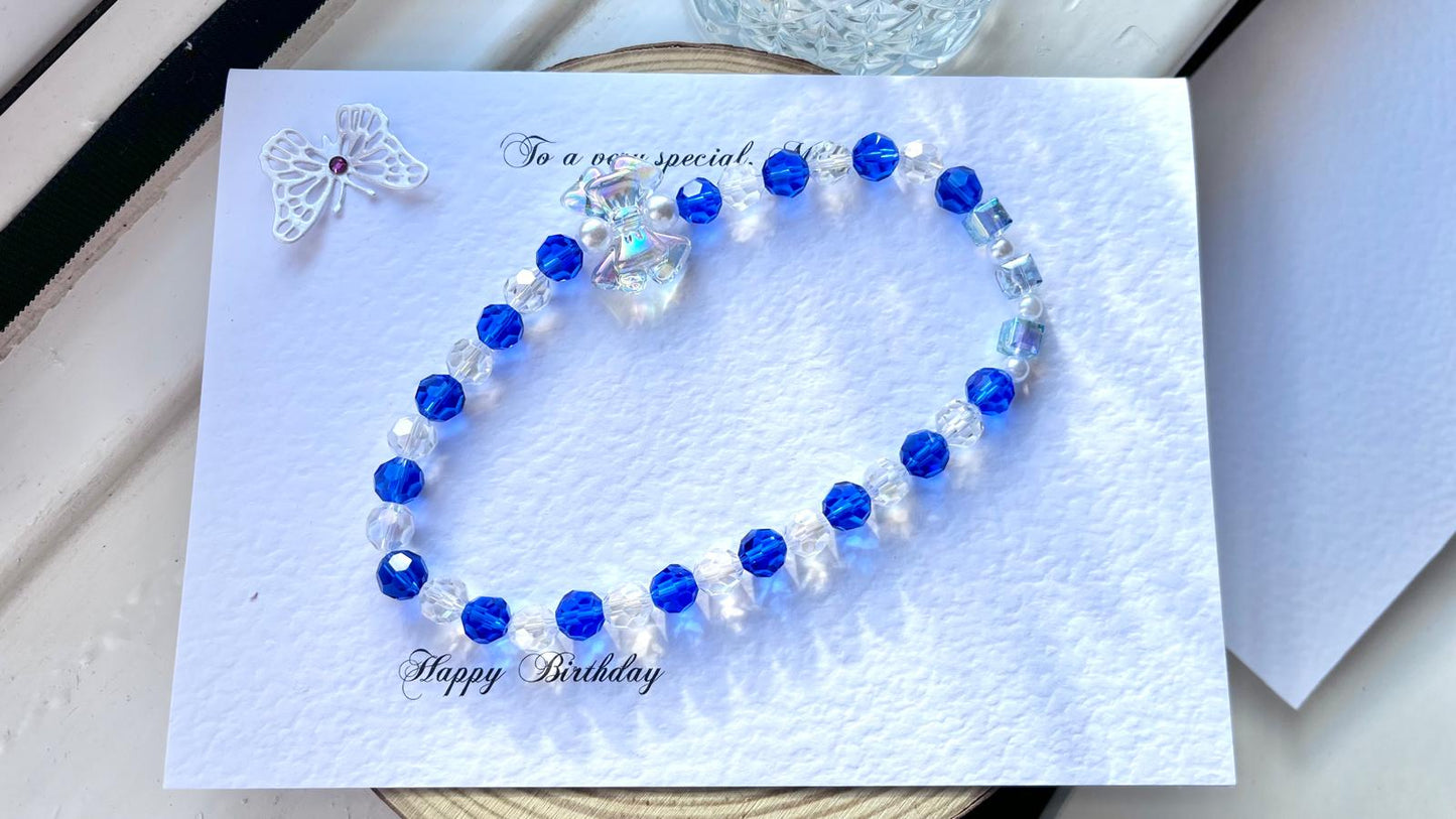 Handmade Luxury Custom Pink Crystal Pet Necklace | Crystal Glass Pet Lover Gift | Personalized Jewelry for Pet | pet Accessories PN003