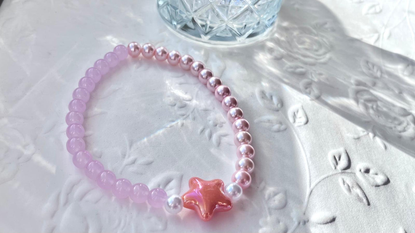 Handmade Luxury Custom Pink Beaded Pet Necklace |  Pet Lover Gift | Custom Jewelry for Pet | pet Accessories PN004