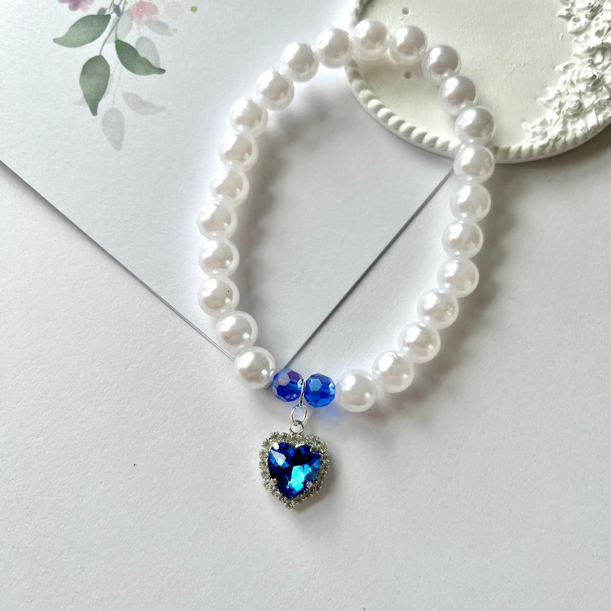 Handmade Luxury Custom Pink Beaded Pet Necklace |  Pet Lover Gift | Custom Jewelry for Pet | pet Accessories PN006