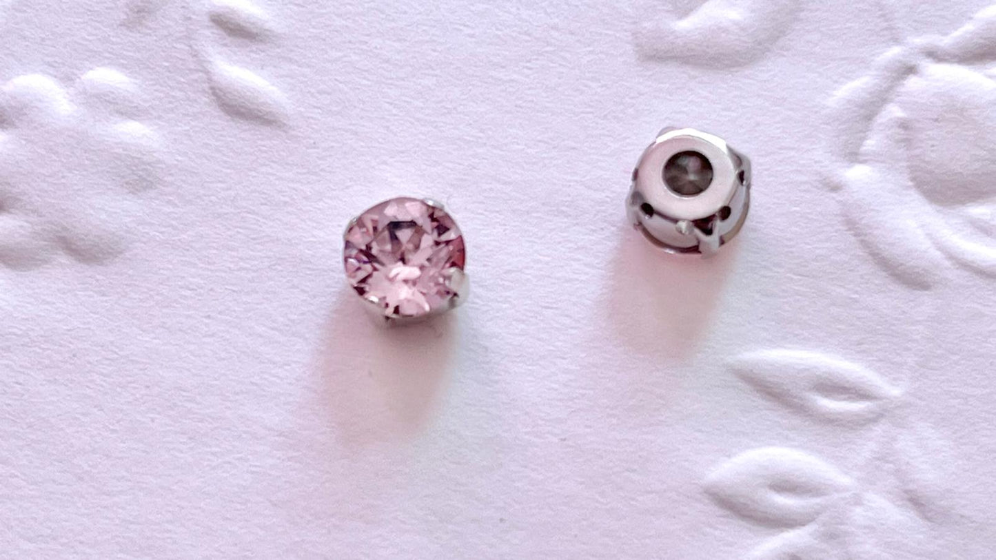 (S63) 30 pcs / 6mm, 8mm / K9 Sew On Glass Rhinestones, Crystals Accessories, DIY Crafts Decoratian High Quality Pointback Stones Glass Gemstones (Copy)