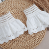 Off White / Fake cotton Sleeve Cuffs, Fake Sleeve Cuffs, False Wrist Cuffs, Removable Wrist Cuffs  SC048(K)
