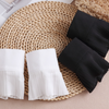 2 pcs / Off White, Black /  Fake Wrist Cuffs, Fake Sleeve Cuffs, False Wrist Cuffs, Removable Wrist Cuffs     SC058(K)