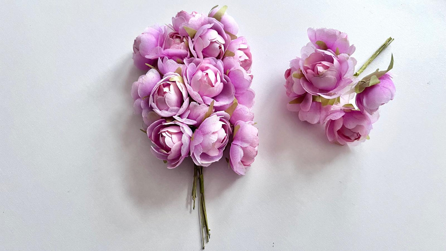 30 Pcs / 4cm Mixed Artificial Flower Lot  SF012