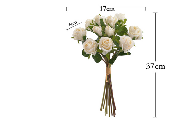 12 stems / 6cm / Artificial Flowers, Wedding Bouquet, Home Decoration   SF019