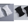Off White, Black / Fake Sleeve Cuffs, Fake Sleeve Cuffs, False Wrist Cuffs, Removable Wrist Cuffs  SC004(K)