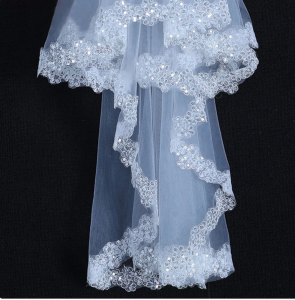 Off White Wedding Veil  YT021