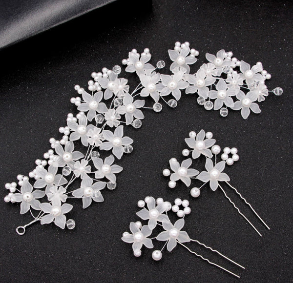 Bridal Hair Vine and hair pins  TS012