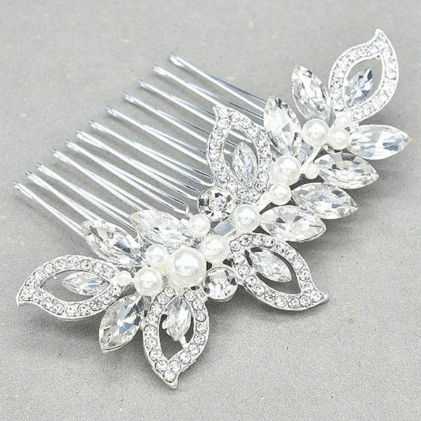 1 piece / Crystal Wedding Comb, Bridal Hair Accessories TS1015