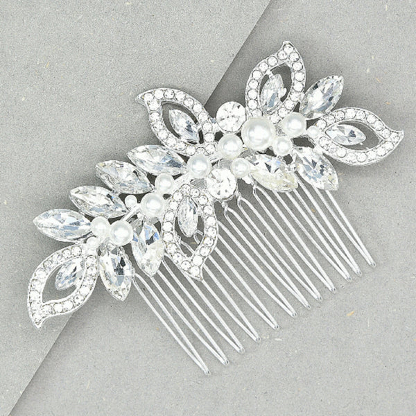 1 piece / Crystal Wedding Comb, Bridal Hair Accessories TS1015