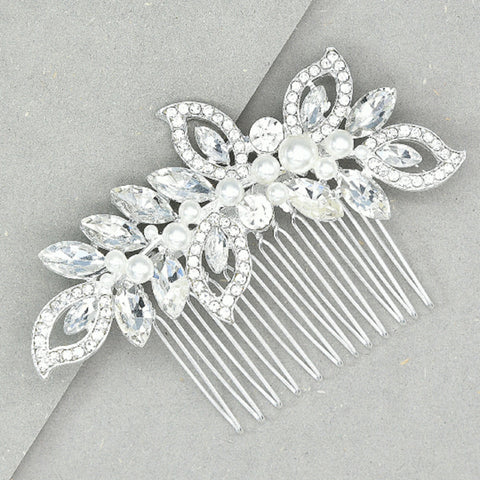 1 piece / Crystal Wedding Comb, Bridal Hair Accessories TS1015