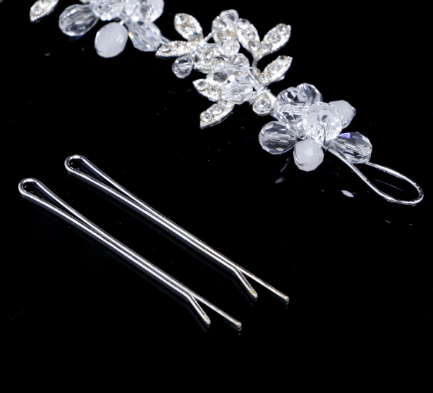Flower Wedding Headband, Bridal Hair Vine  WH316