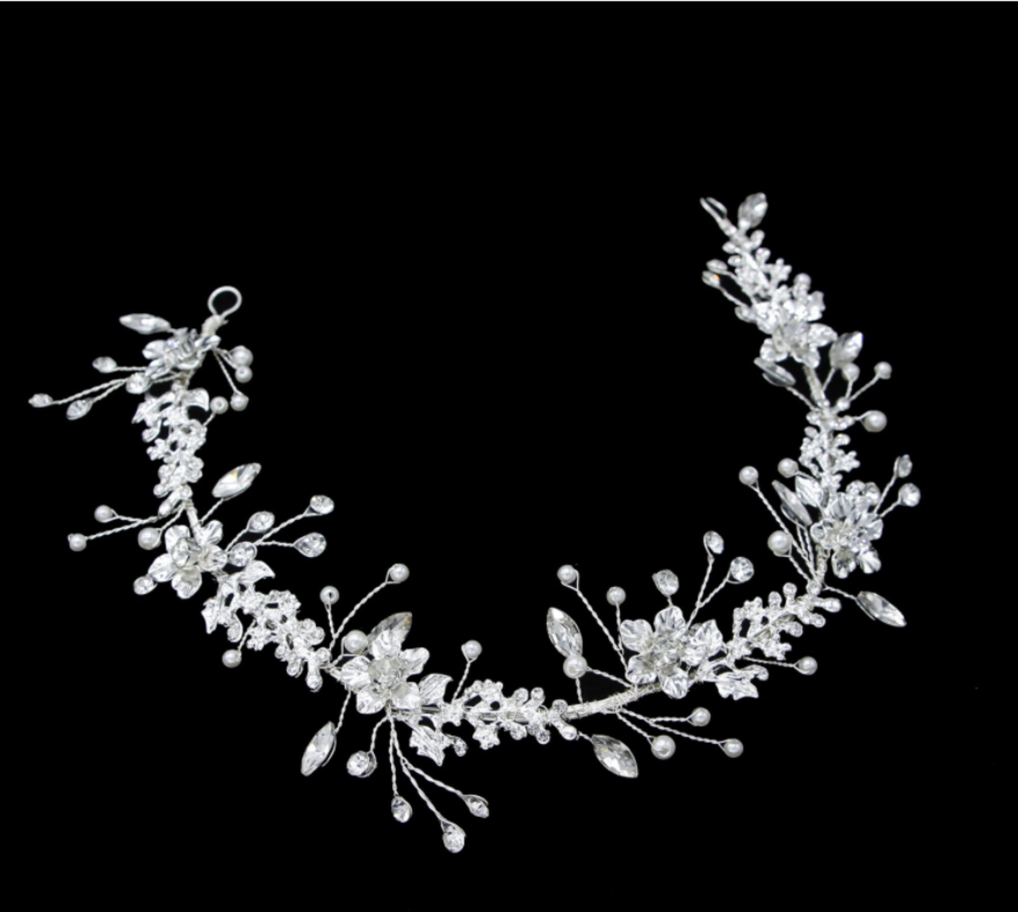 Bridal Hair Accessories Crystal Wedding Vine   V017