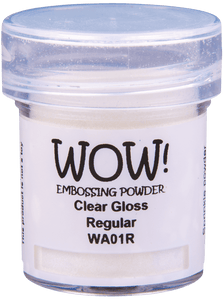 15 ml / Wow!  Embossing Clear Gloss powder Regular (WA01R)