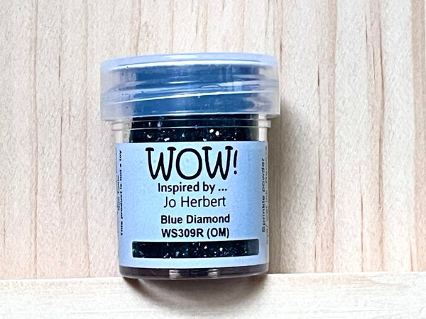 15 ml / Wow!  Embossing Sparkles, Blue Diamond (WS309)