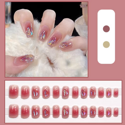 24 pcs / Press On Nails Y308