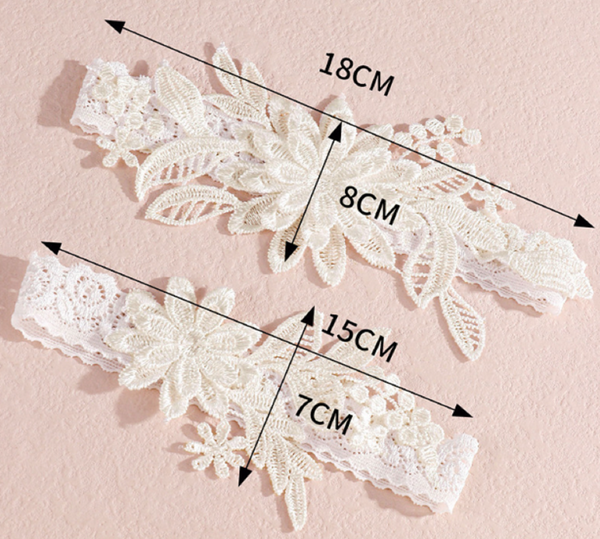 2 pcs / Bridal Garters TS170