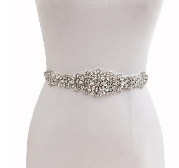 Wedding Crystal Belt, Bridal Dress Belt YS830