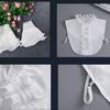 B637 / Off White Fake Collar, Wrist Cuffs, False Collar, Removable Collar