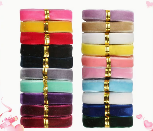 5 Meters / 1cm / Velvet Ribbon Handmade Wedding Party Decoration Ribbon for Gift Wrapping