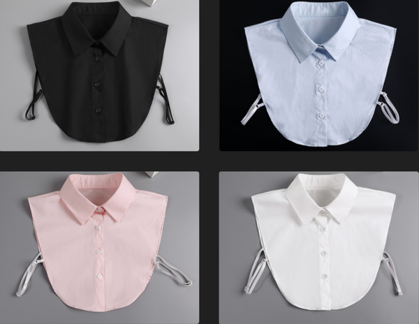 Cotton Fake Collar, False Collar, Removable Collar B550(K)