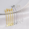 (EK102) 5 pcs / Gold Plated Extension with clasp