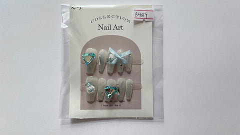 1 set Fake / False Press On Nails B489B