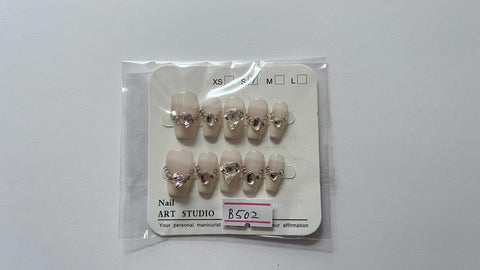 1 set Fake / False Press On Nails B502