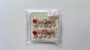 1 set Fake / False Press On Nails B515