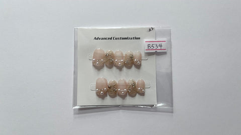 1 set Fake / False Press On Nails B534