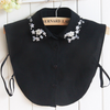 B677 / Black / Fake Collar, False Collar, Removable Collar