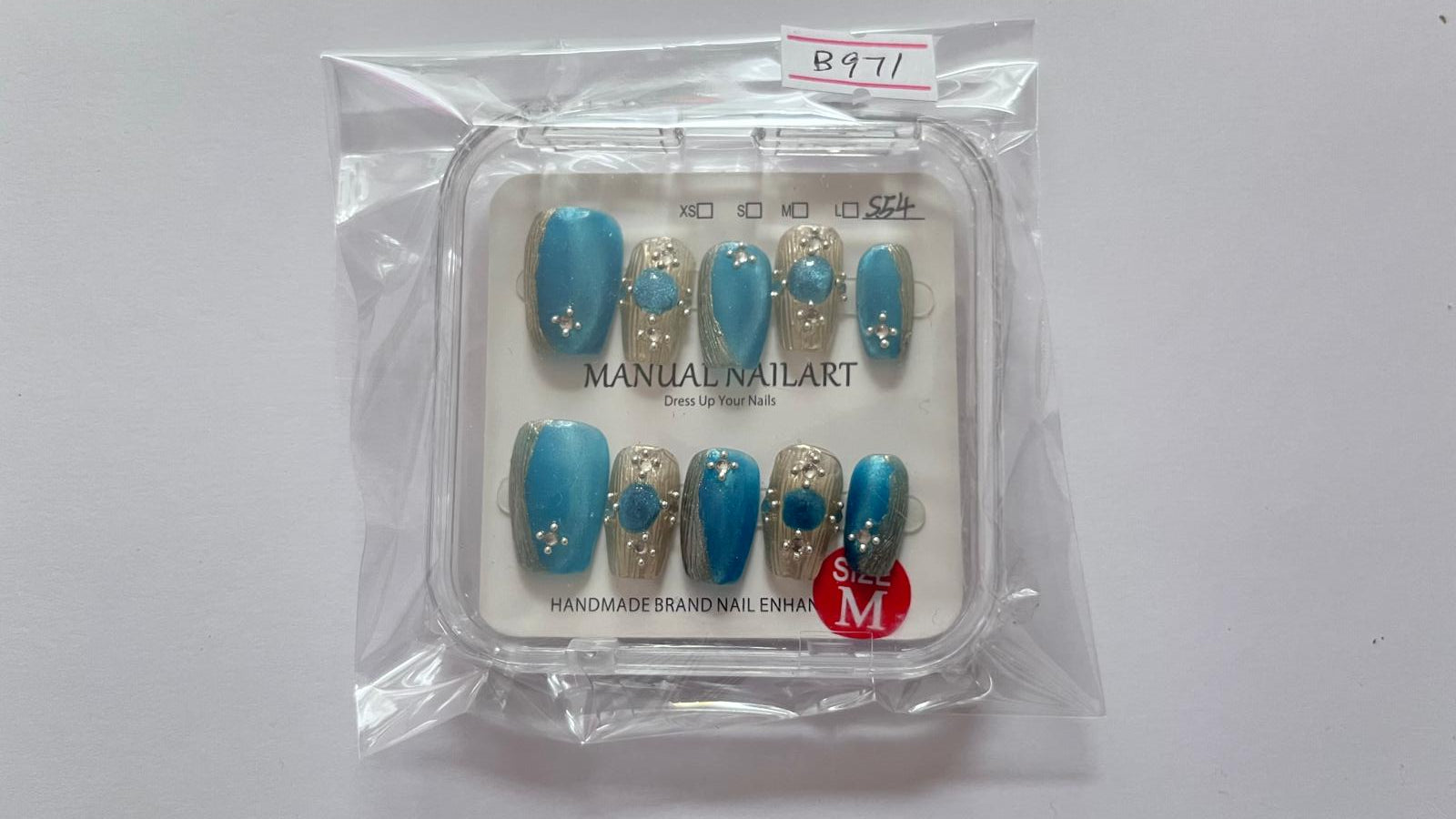 1 set Fake / False Press On Nails with box B971